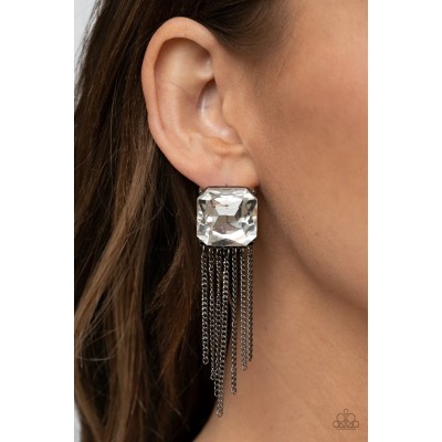 Supernova Novelty Black Earring