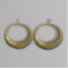 Downtown Jungle Brass Earring