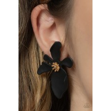 Hawaiian Heiress Black Earring