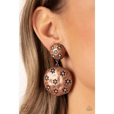 Industrial Fairytale Copper Clip-On Earring