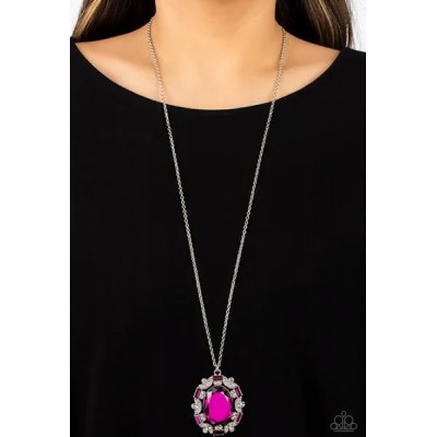 Noble Reflection Pink Necklace