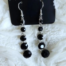 Red Carpet Charmer Black Earring