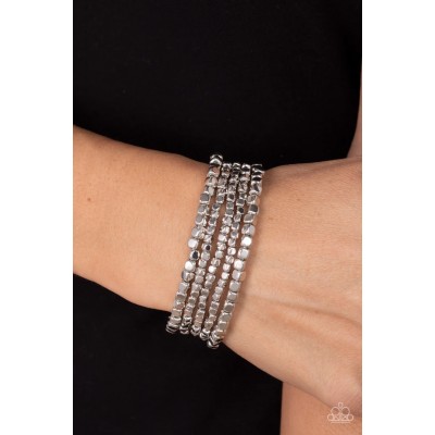 Right on CUBE Silver Bracelet