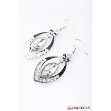 Royal Honeymoon White Earrings