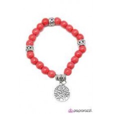 Save A Tree Red Bracelet