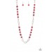 Tea Party Tango Red Necklace