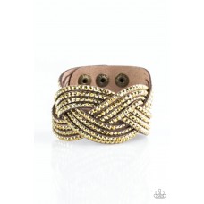 Top Class Chic Brown Bracelet